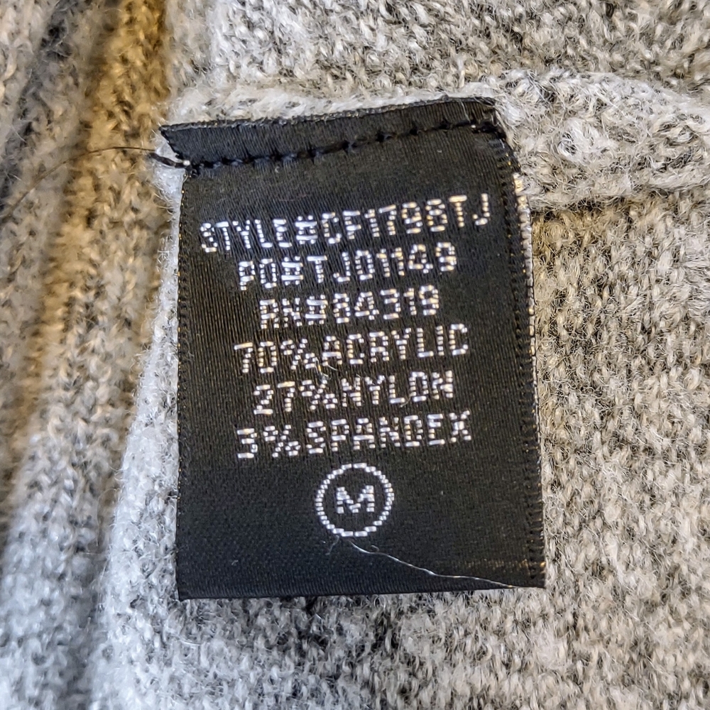 Cyrus Color Block Mock Neck Sweater, Size Medium,… - image 5